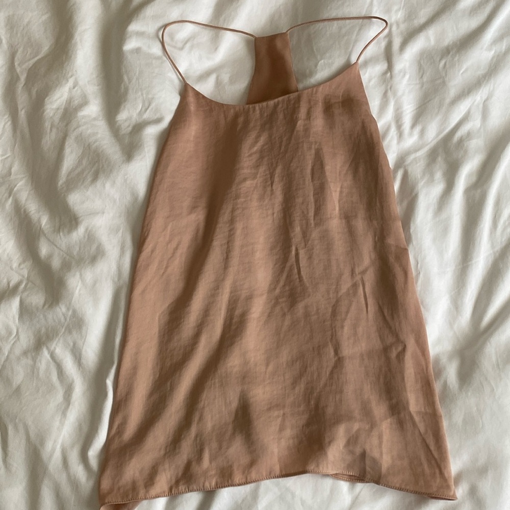 Nude / blush tank top